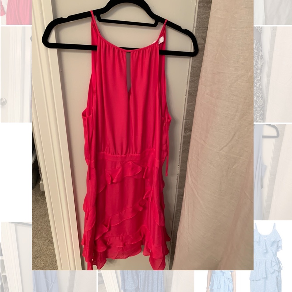 Parker Ruffled Cocktail Dress